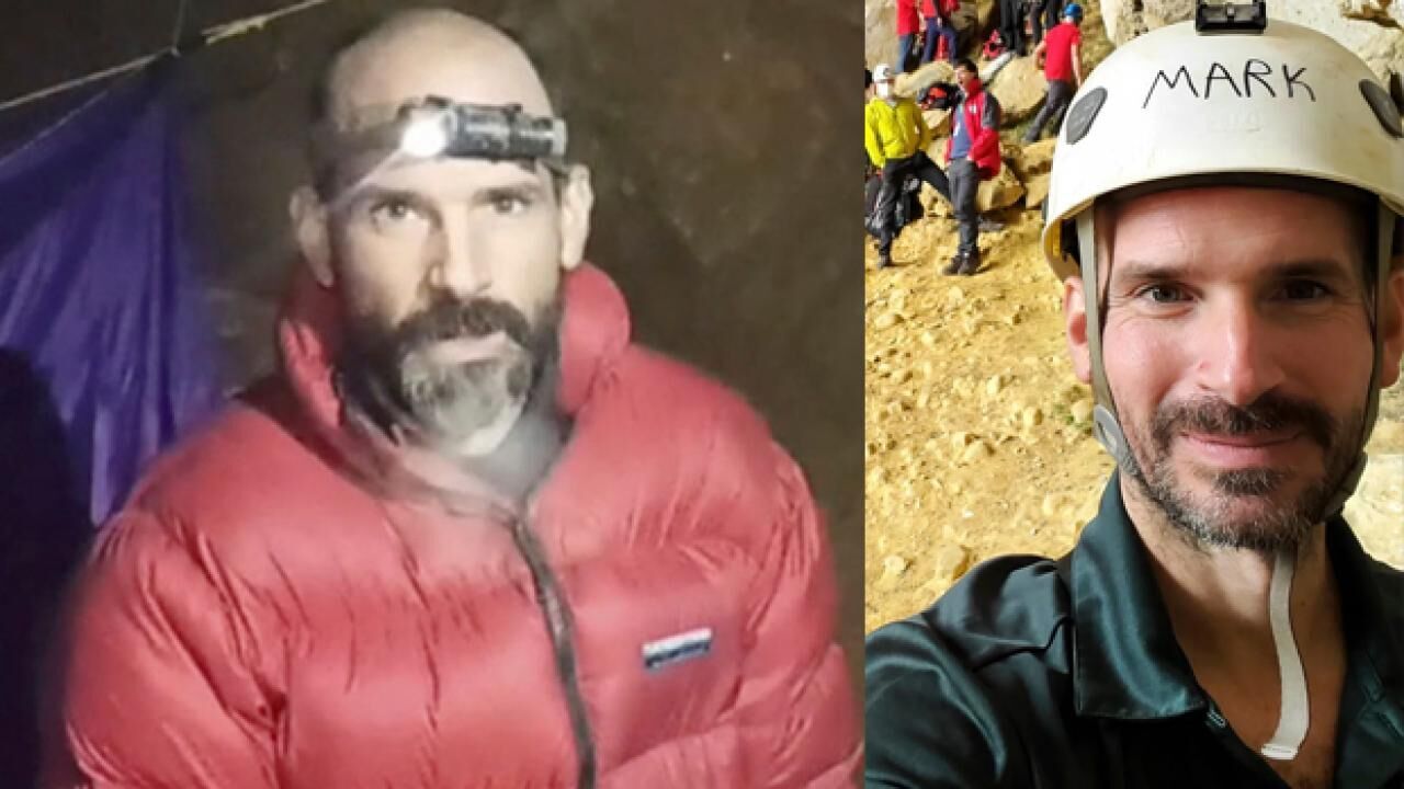 ABD'li isim, Mersin'de 1120 metre derinlikte mahsur kaldı