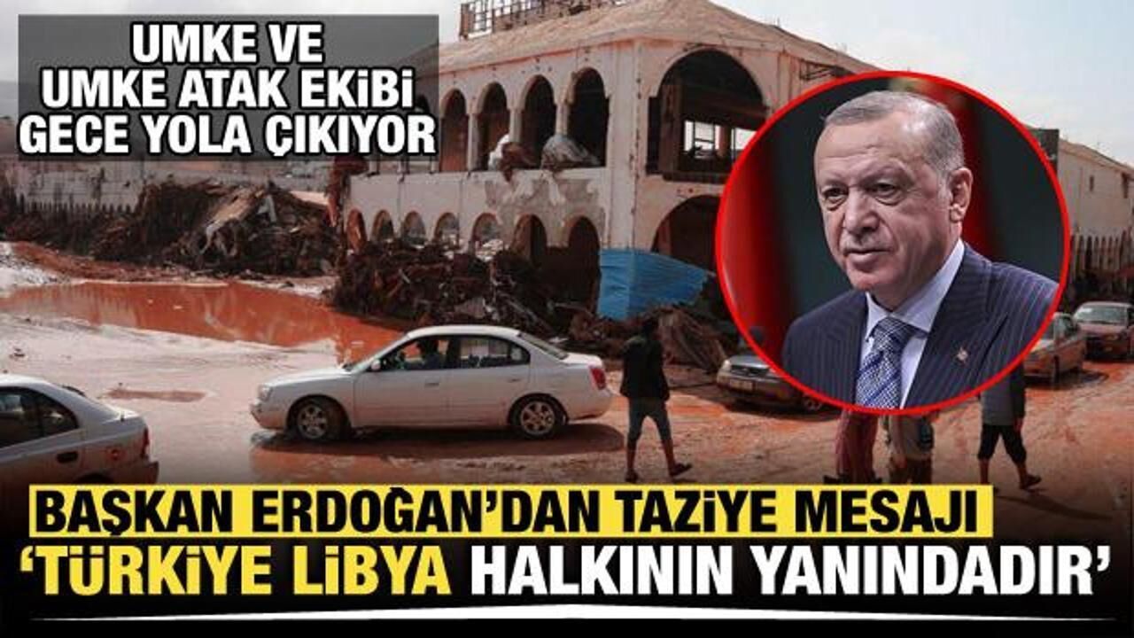 Cumhurbaşkanı Erdoğan'dan Libya'ya geçmiş olsun mesajı