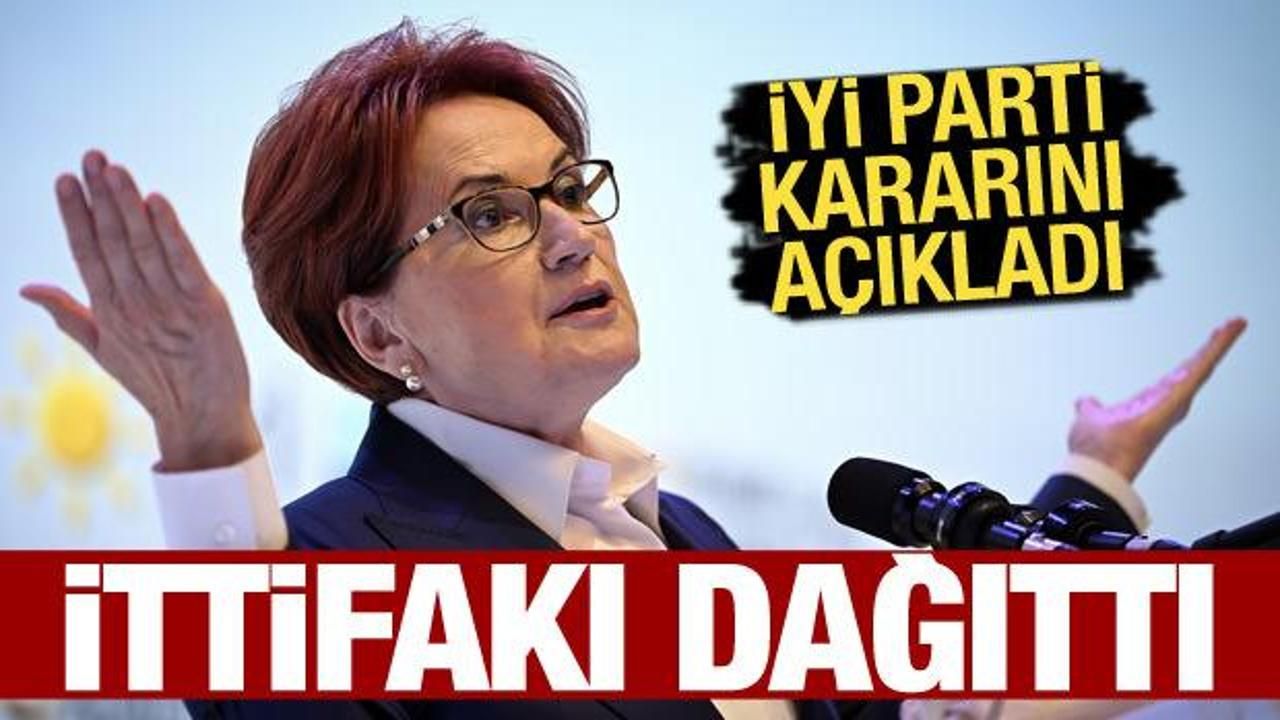İYİ Parti'den açıklama: Seçimlere kendi adaylarımızla gireceğiz