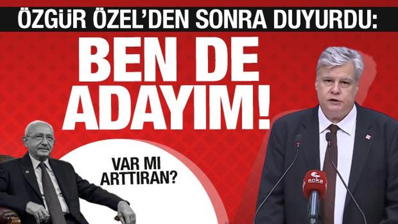 Örsan Öymen de CHP'de Genel Başkanlığa aday oldu