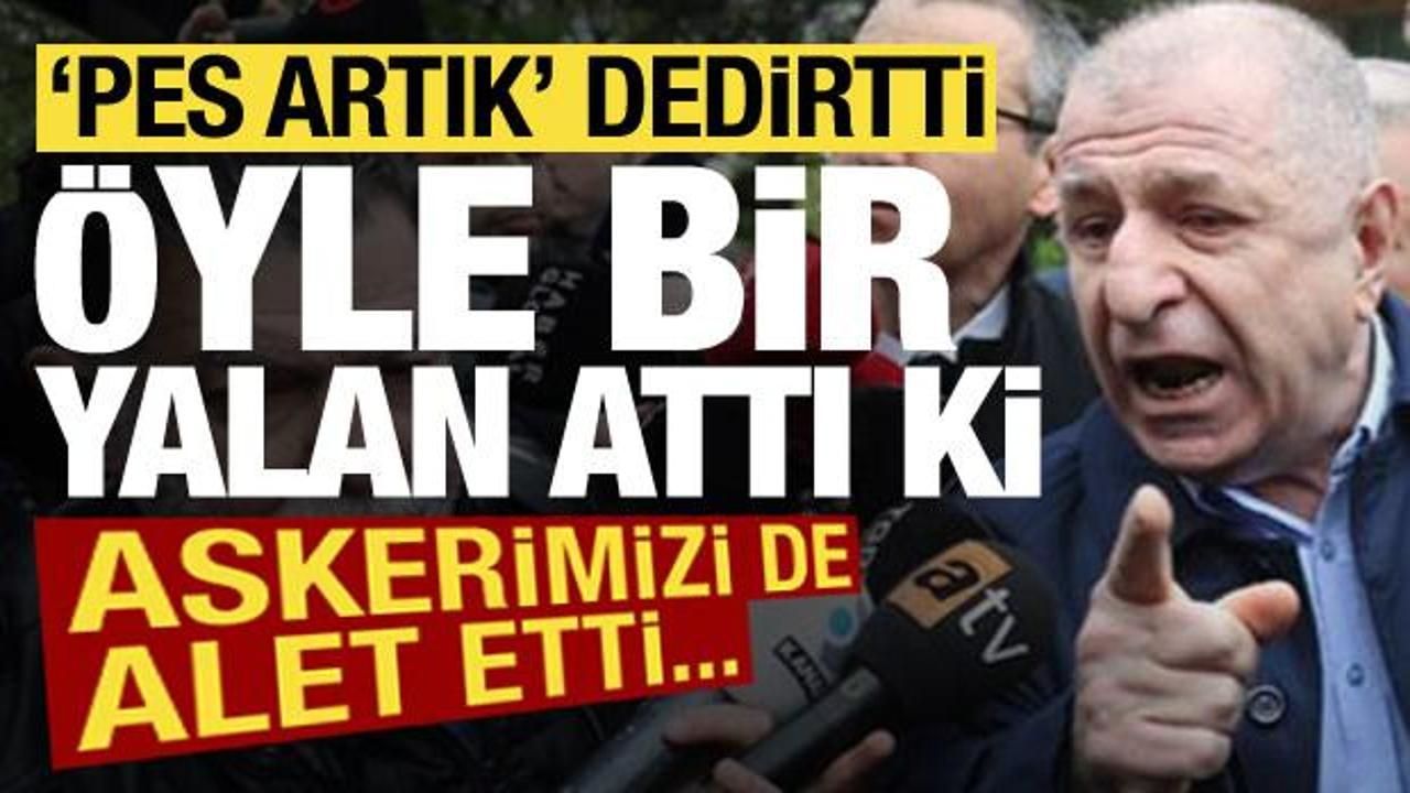 Ümit Özdağ 'pes artık' dedirtti! Öyle bir yalan attı ki, askerimizi de alet etti...