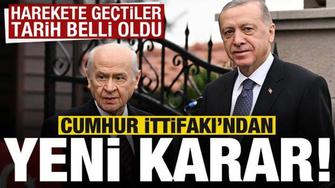 Ve tarih belli oldu! Cumhur İttifakı harekete geçti, yeni komisyon kurulacak...