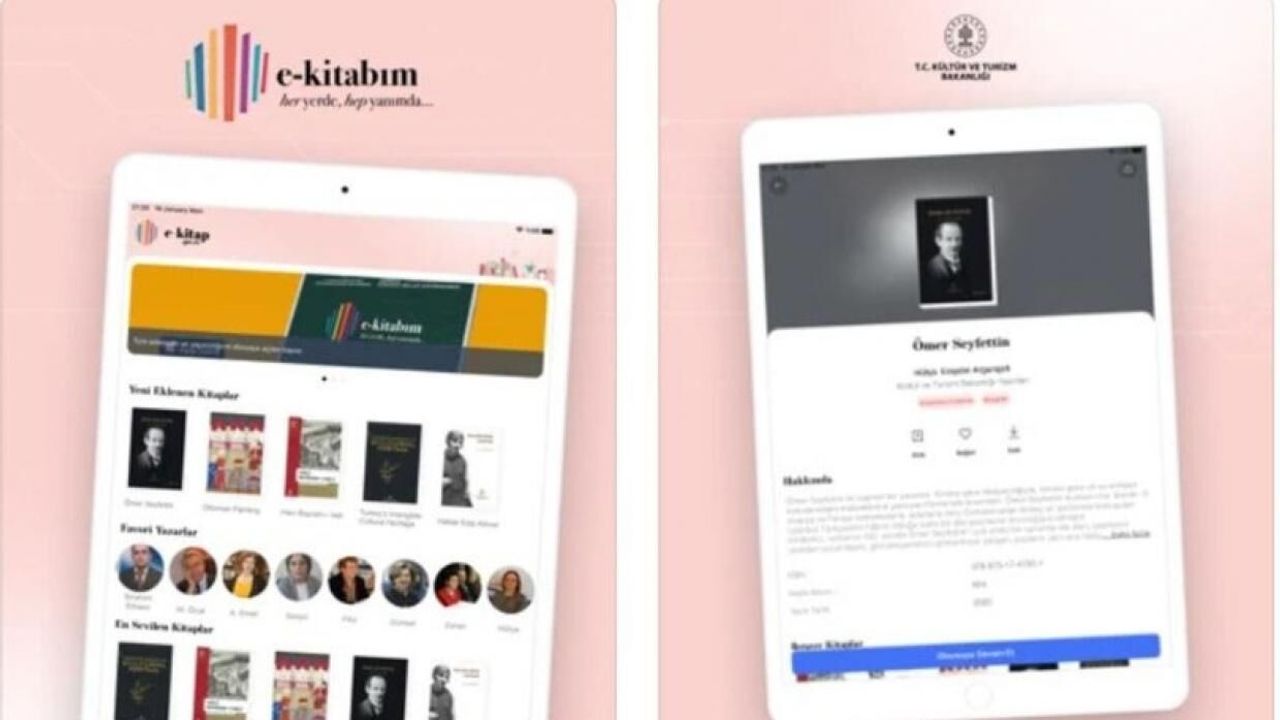 E-kitabım mobil uygulaması hizmete girdi