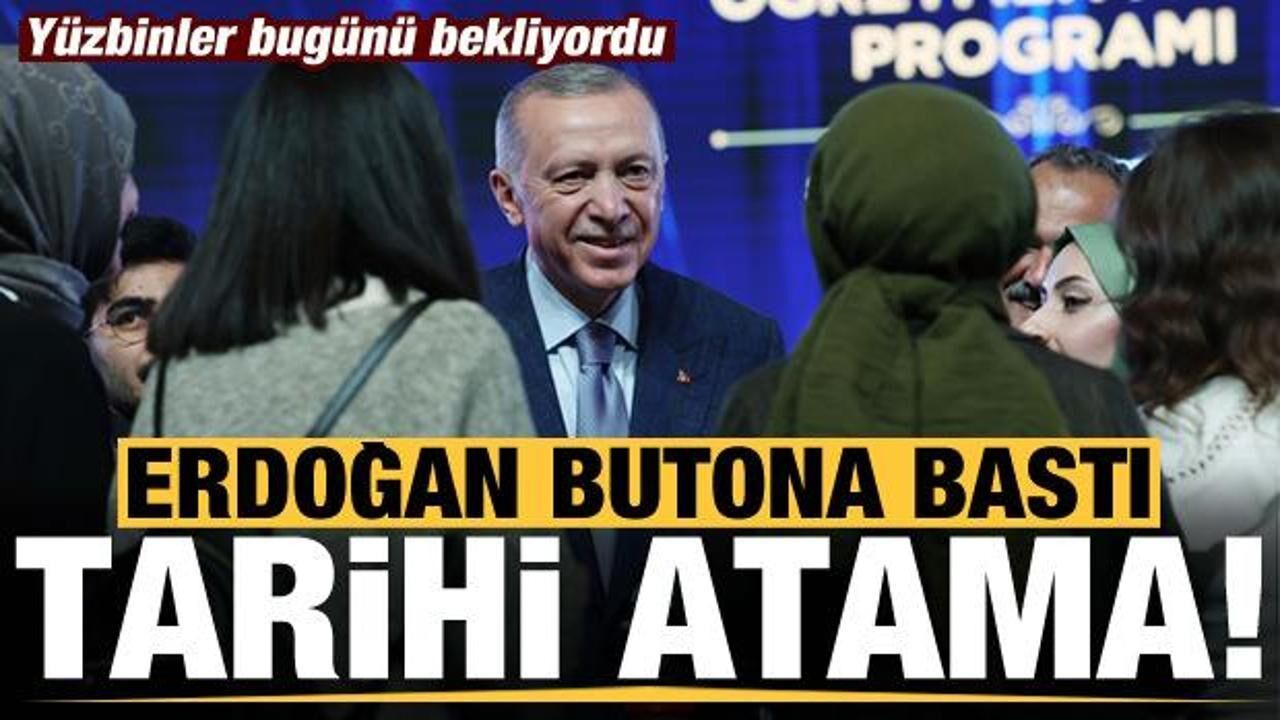 Son dakika: Yüzbinler bugünü bekliyordu! Erdoğan butona bastı, tarihi atama gerçekleşti...