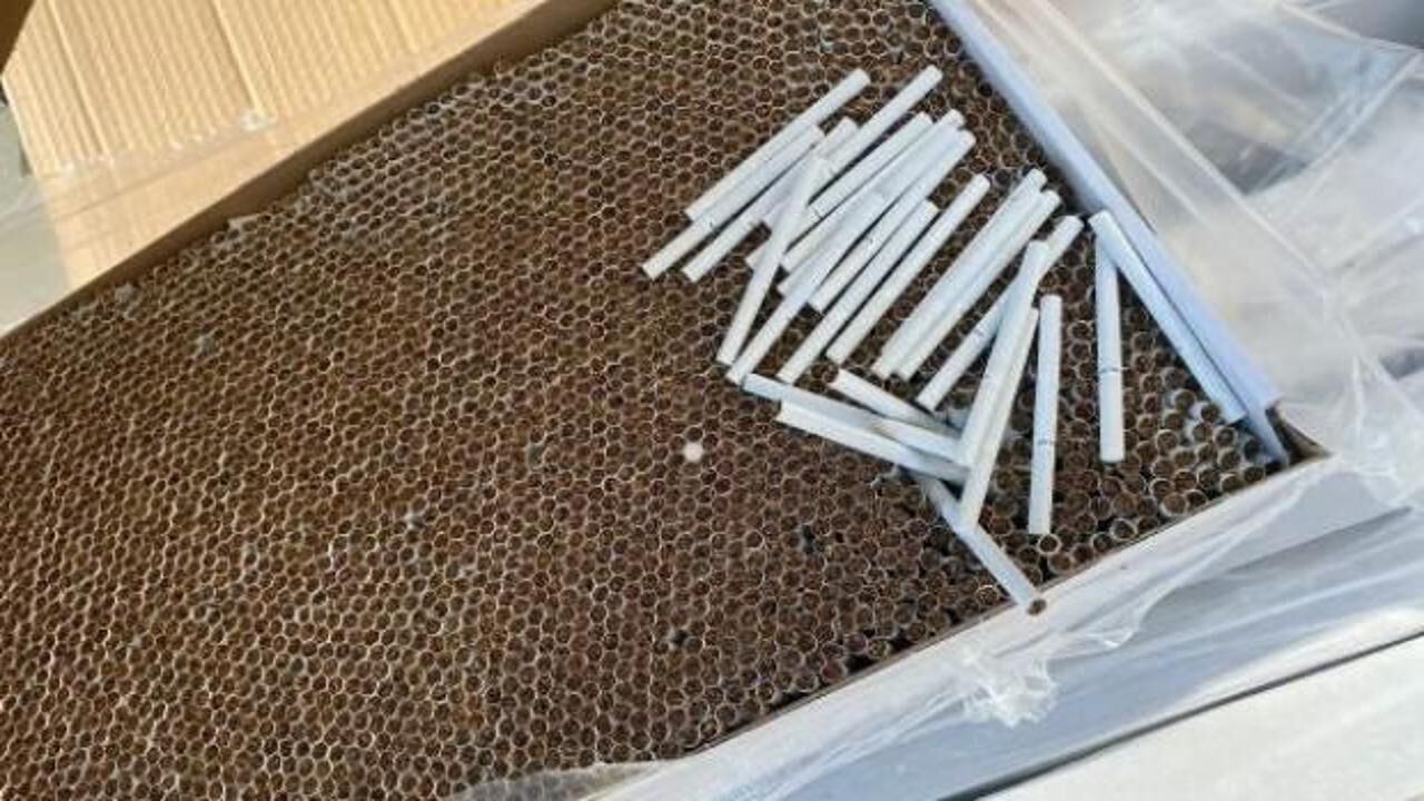 Adana'da 16 milyon kaçak sigara ele geçirildi