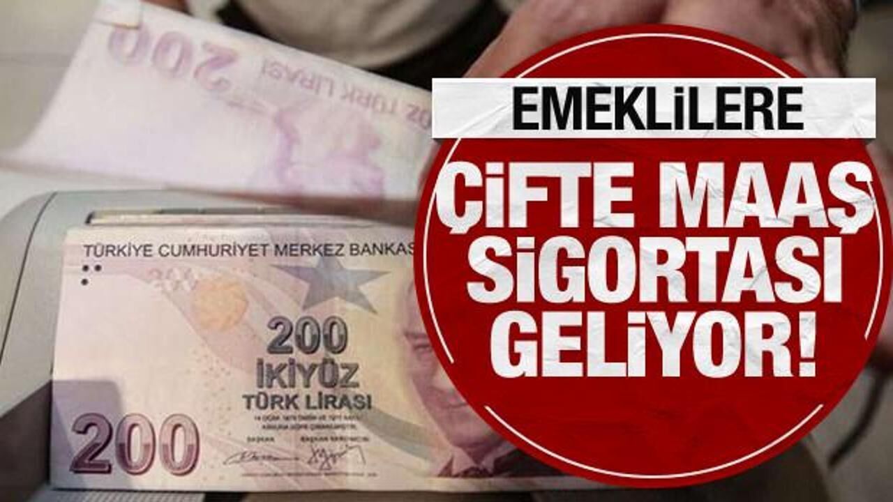 Emeklilere çifte maaş sigortası geliyor!