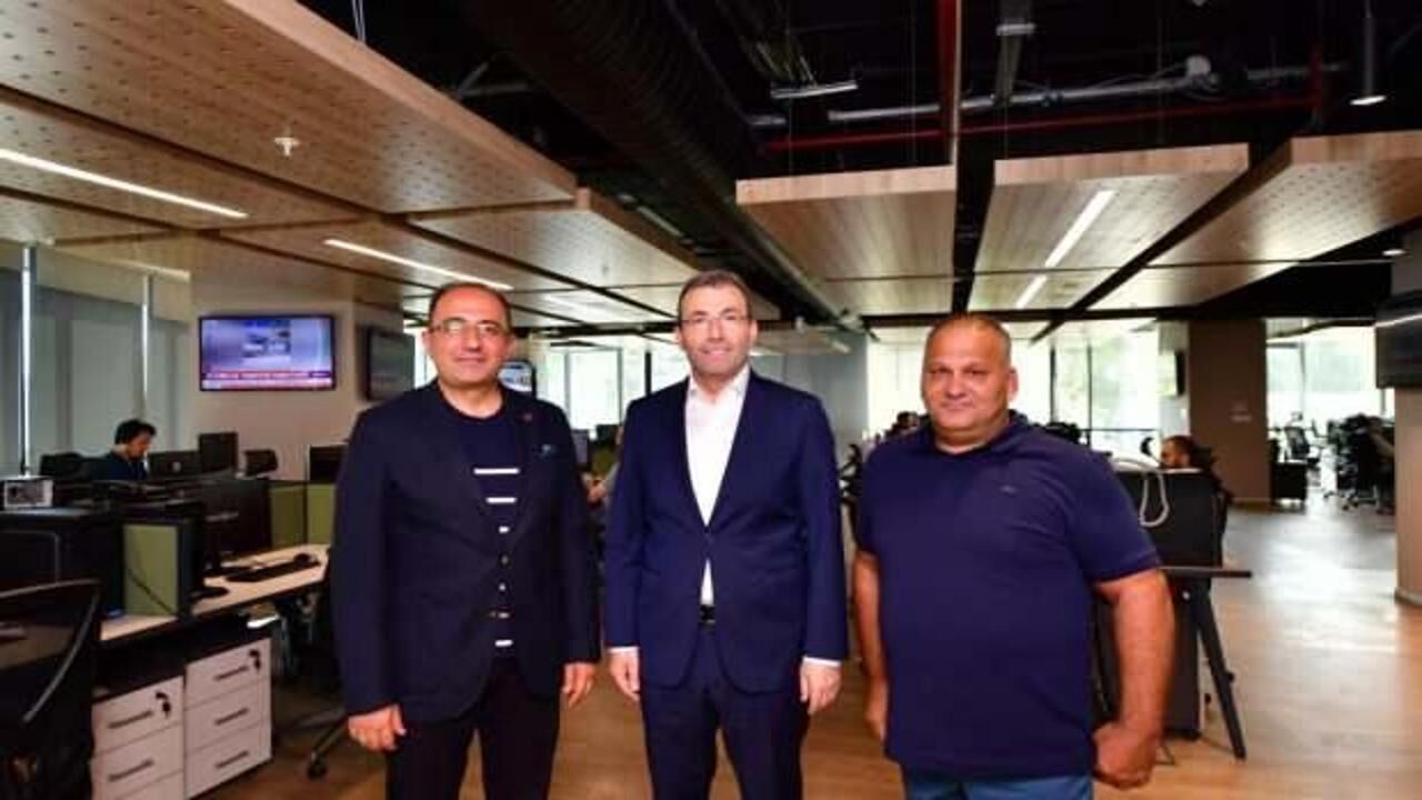 Pendik Belediye Başkanı Ahmet Cin'den Kanal7 Medya Grubu'na ziyaret