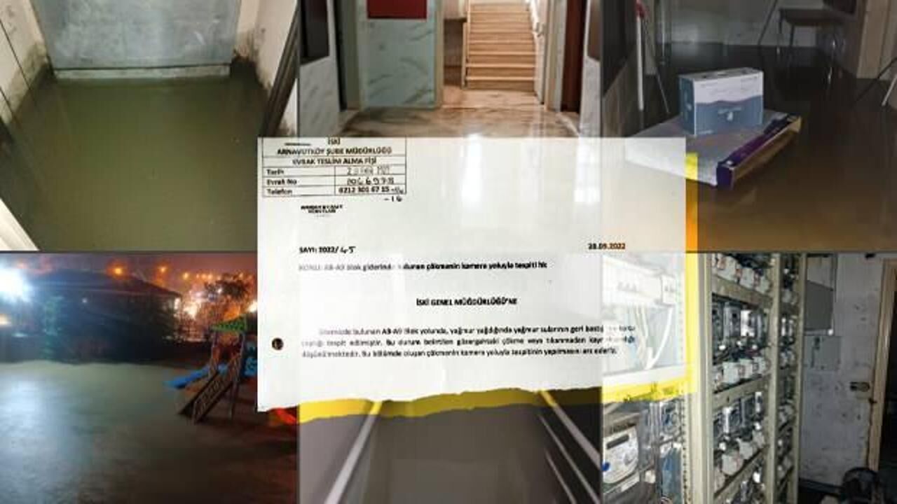 Sel felaketinden İSKİ'nin duyarsızlığı çıktı... Şikayeti göz ardı ettiler, sel bastı!