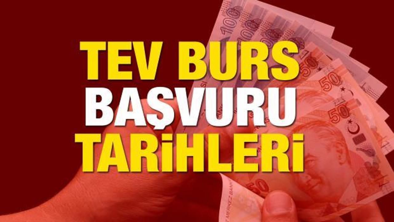 TEV Burs başvurusu: Öğrencilere 2500 TL karşılıksız burs verilecek