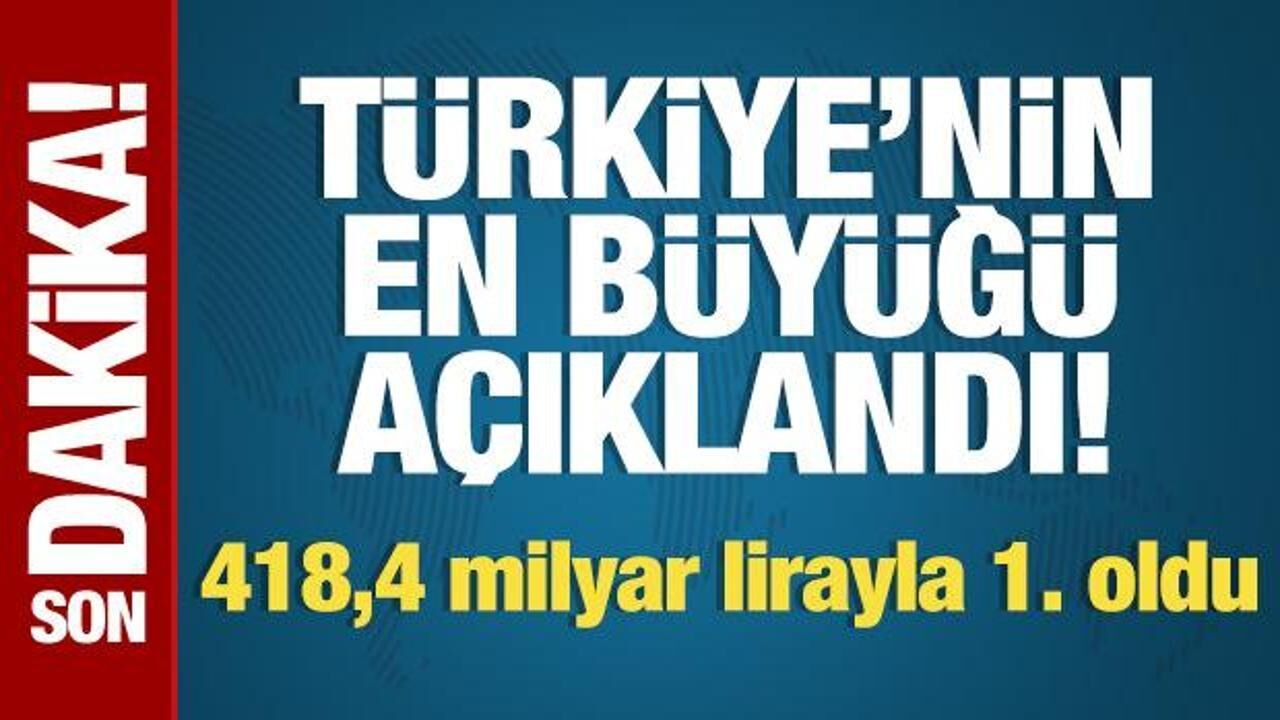 Türkiye'nin en büyüğü açıklandı: 418,4 milyar lirayla TÜPRAŞ oldu