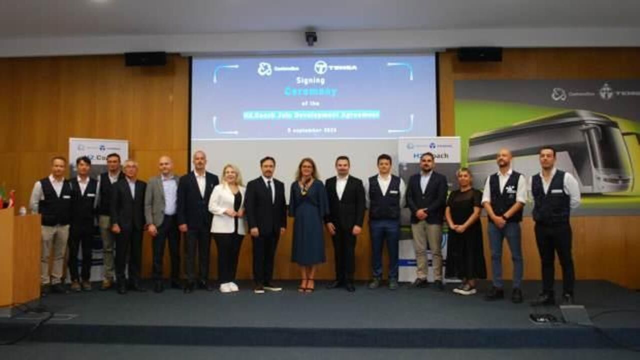 Türkiye’nin ilk şehirler arası hidrojenli otobüsü 2024’te banttan inecek