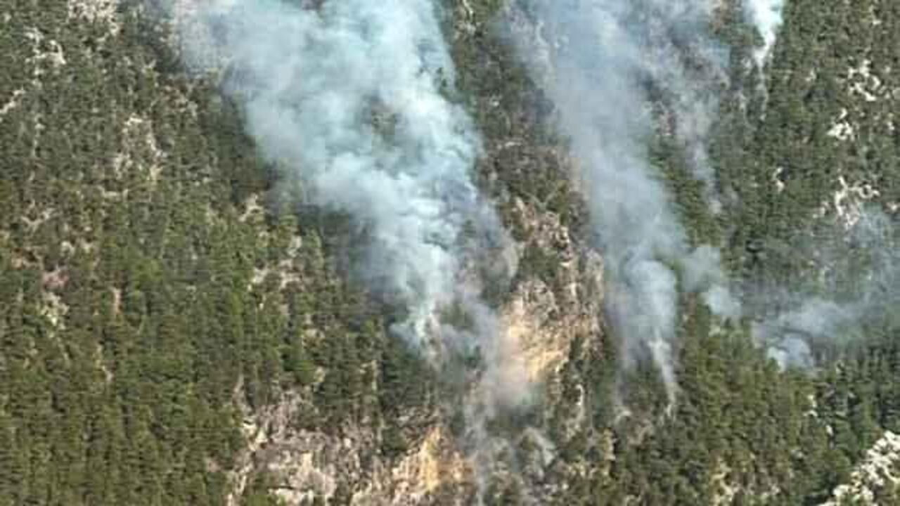 Burdur'daki orman yangını yeniden başladı!