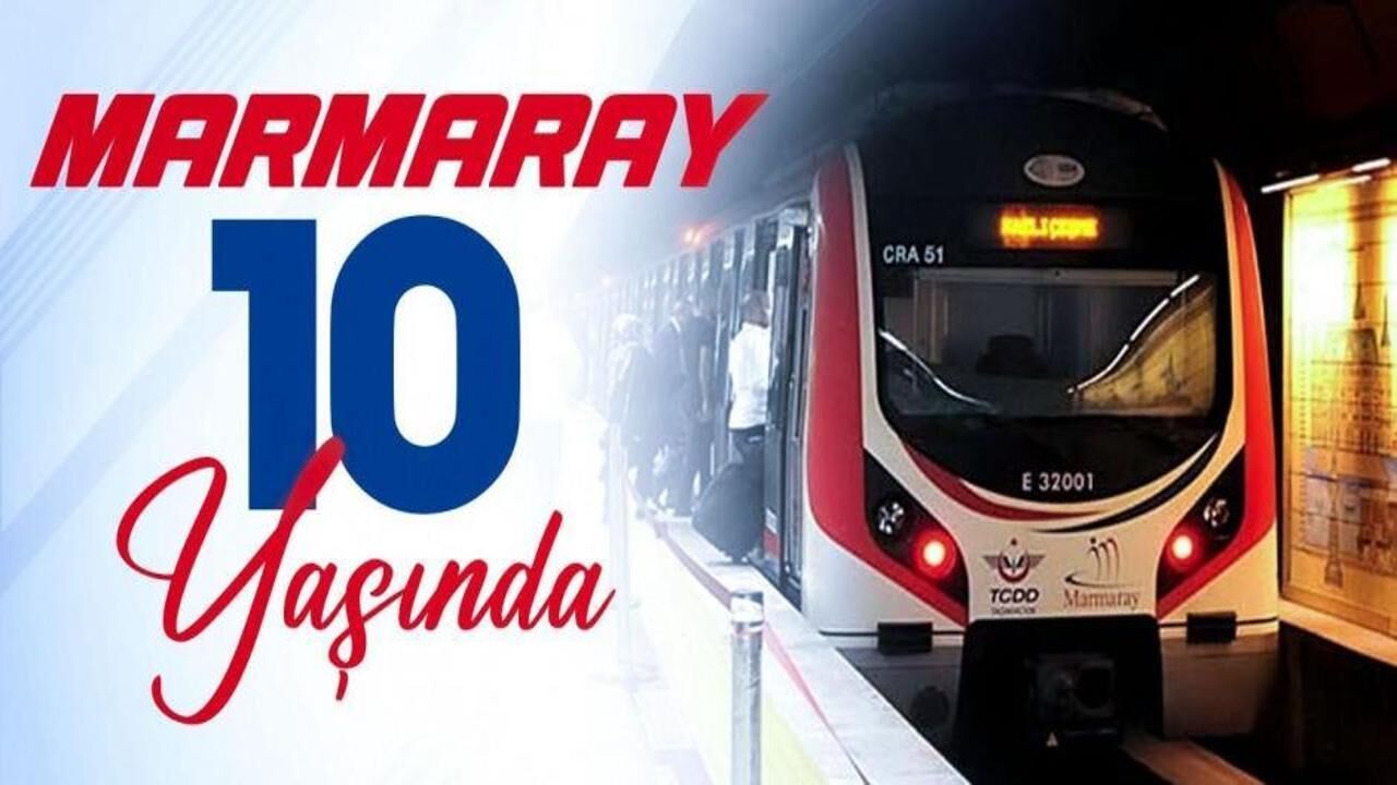 Cumhuriyetimizin 100'üncü yılında Marmaray 10 yaşında!