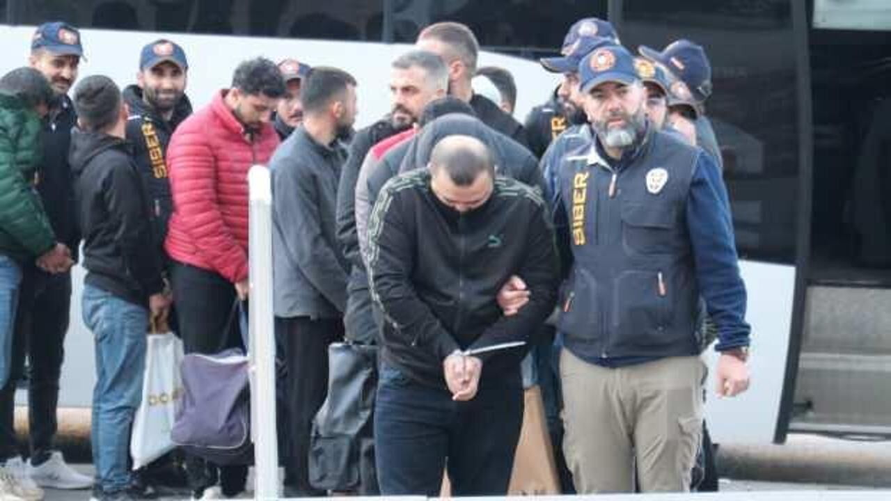Erzurum'da dolandırıcılık operasyonu: 43 şüpheli gözaltına alındı