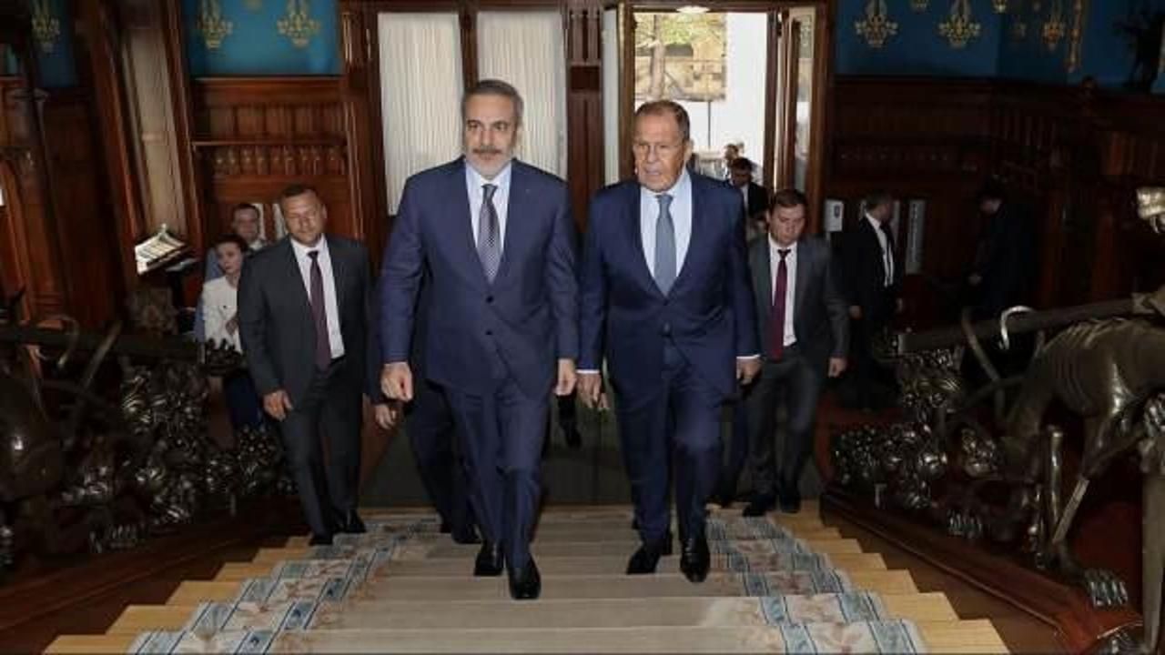 Fidan ile Lavrov, Gazze'yi görüştü