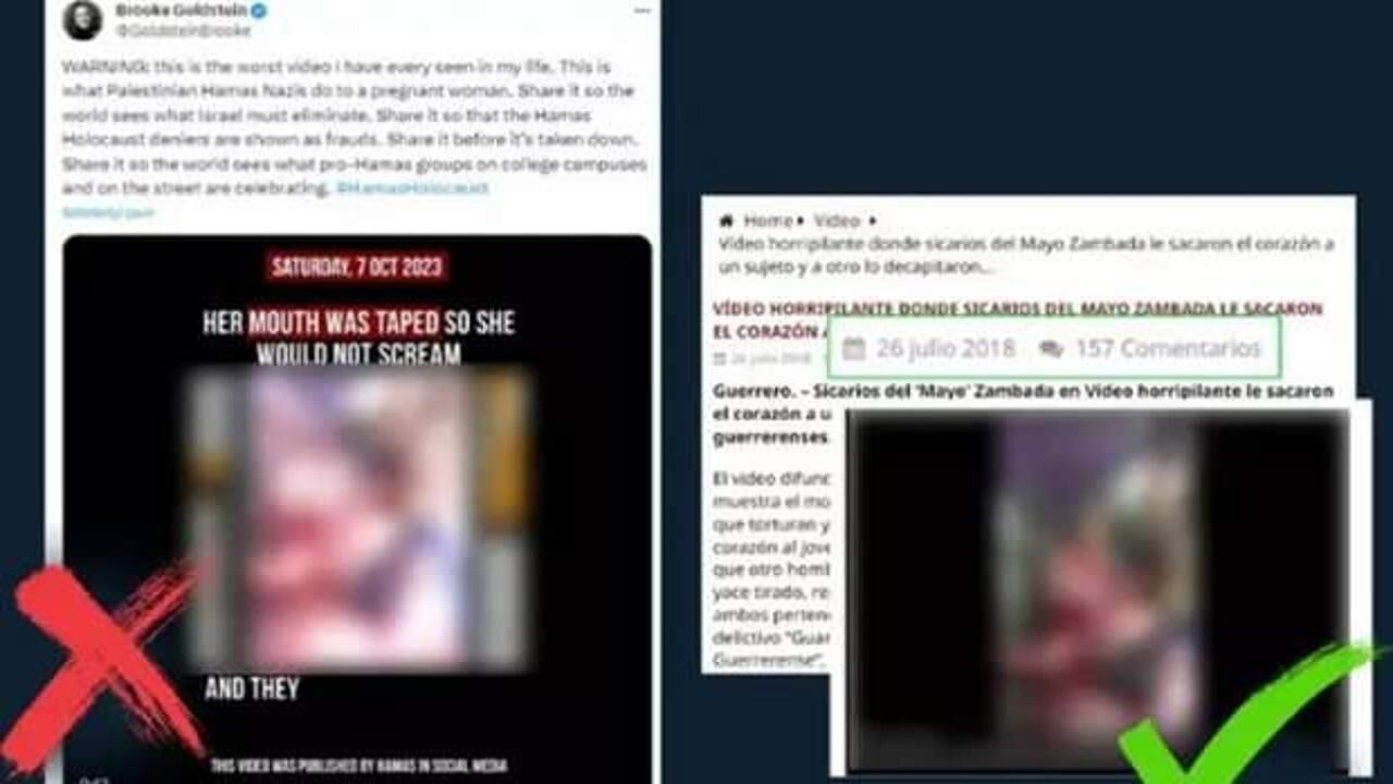 'Hamas hamile kadını öldürdü' iddiası yalan çıktı