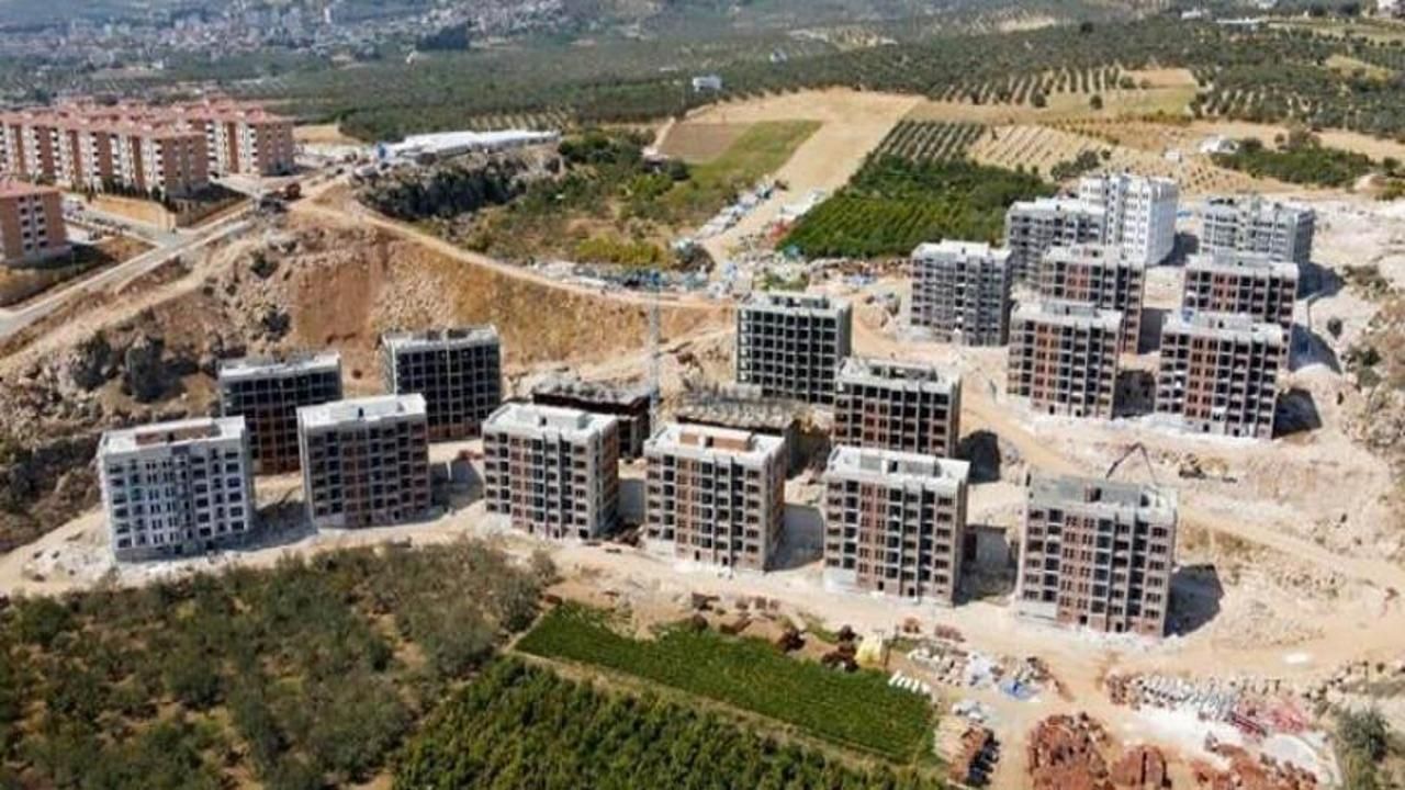 Hatay'da binlerce afet konutunun kaba inşaatı bitti