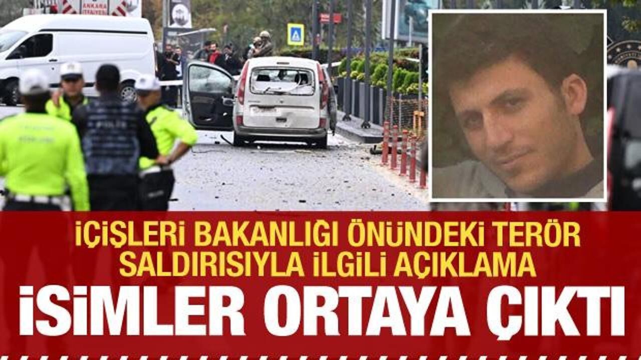 İçişleri Bakanlığı'na yönelik terör saldırısı girişimi! Kimlikleri açıklandı