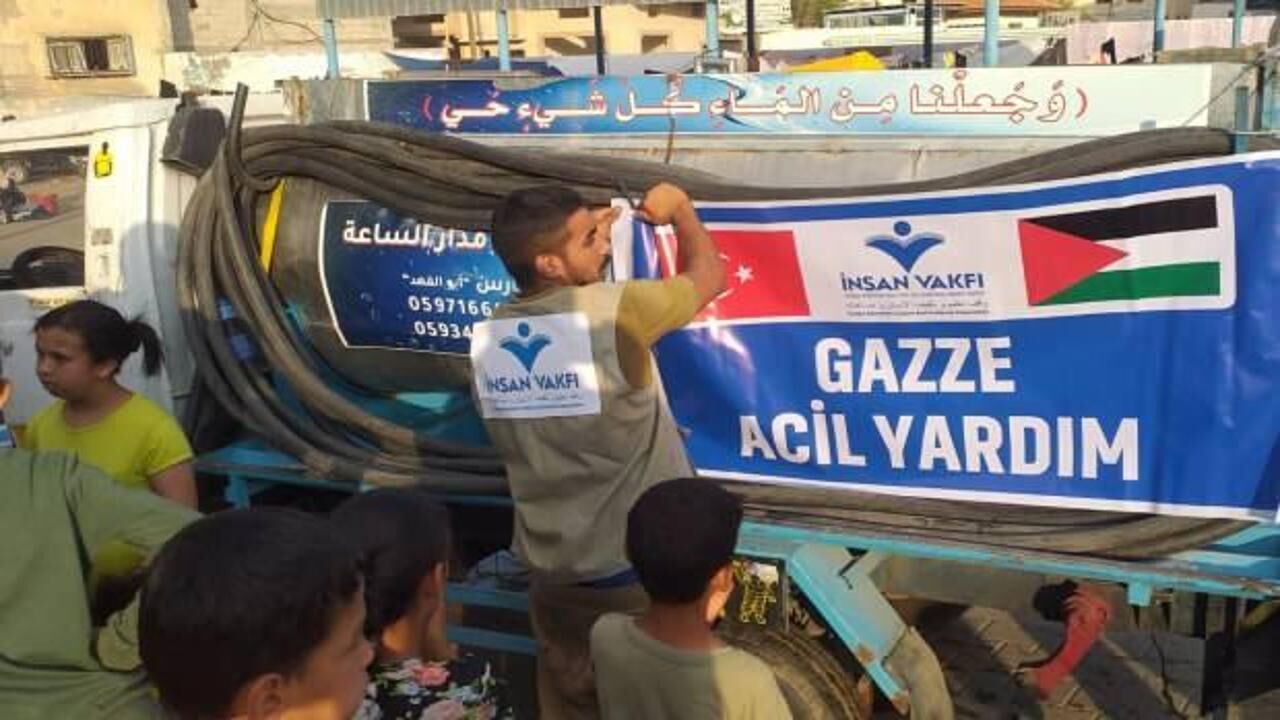 İnsan Vakfı Gazze'ye yardımlarını ulaştırmaya devam ediyor
