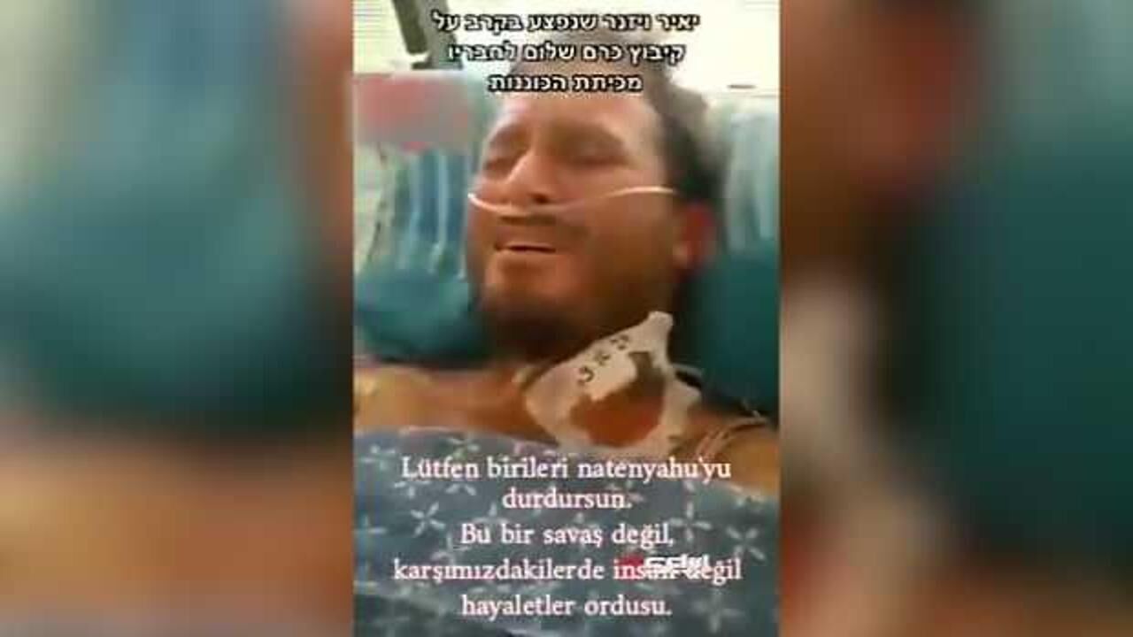 İsrail'li askerin korku dolu anları