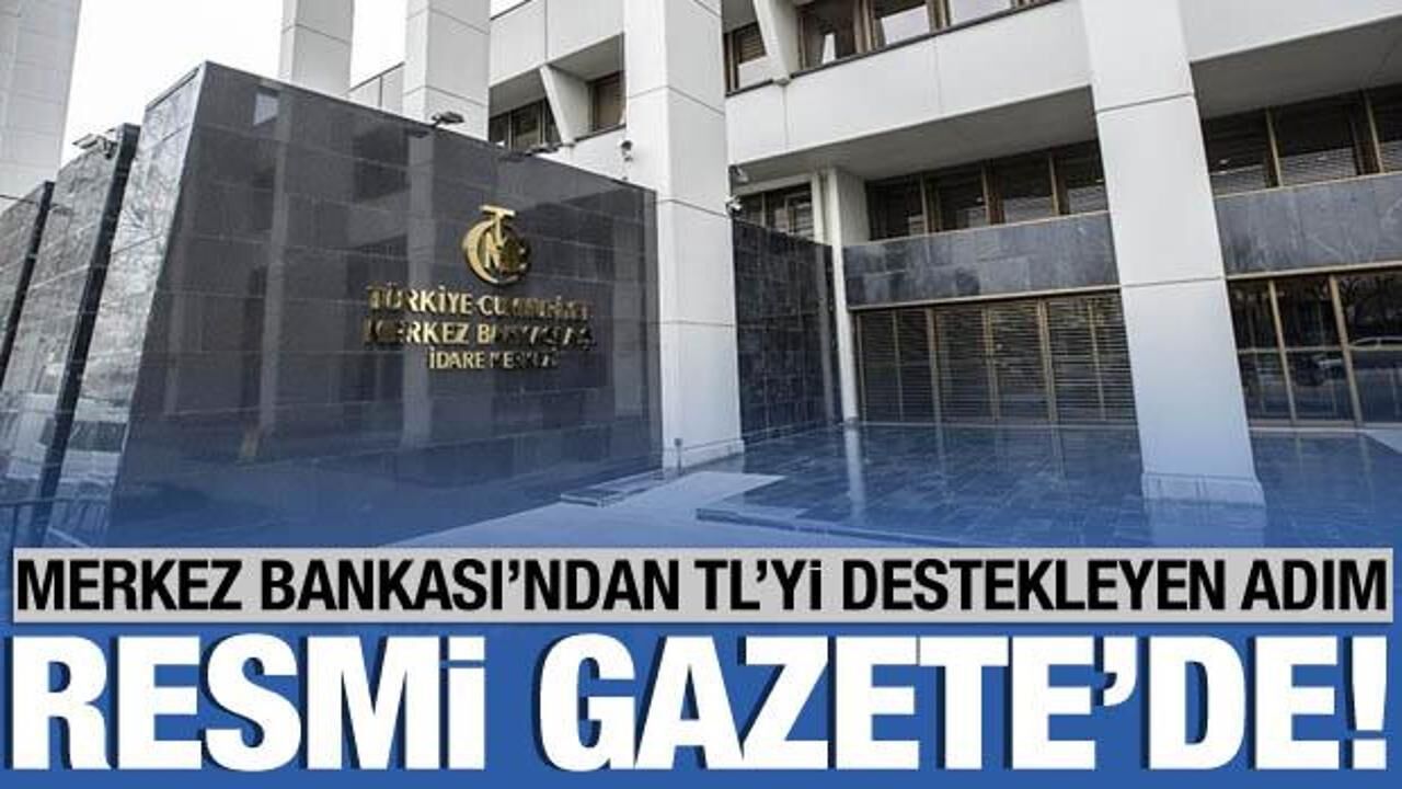 Merkez Bankası'ndan TL'yi destekleyen ve krediye erişimi kolaylaştıran sadeleşme adımları