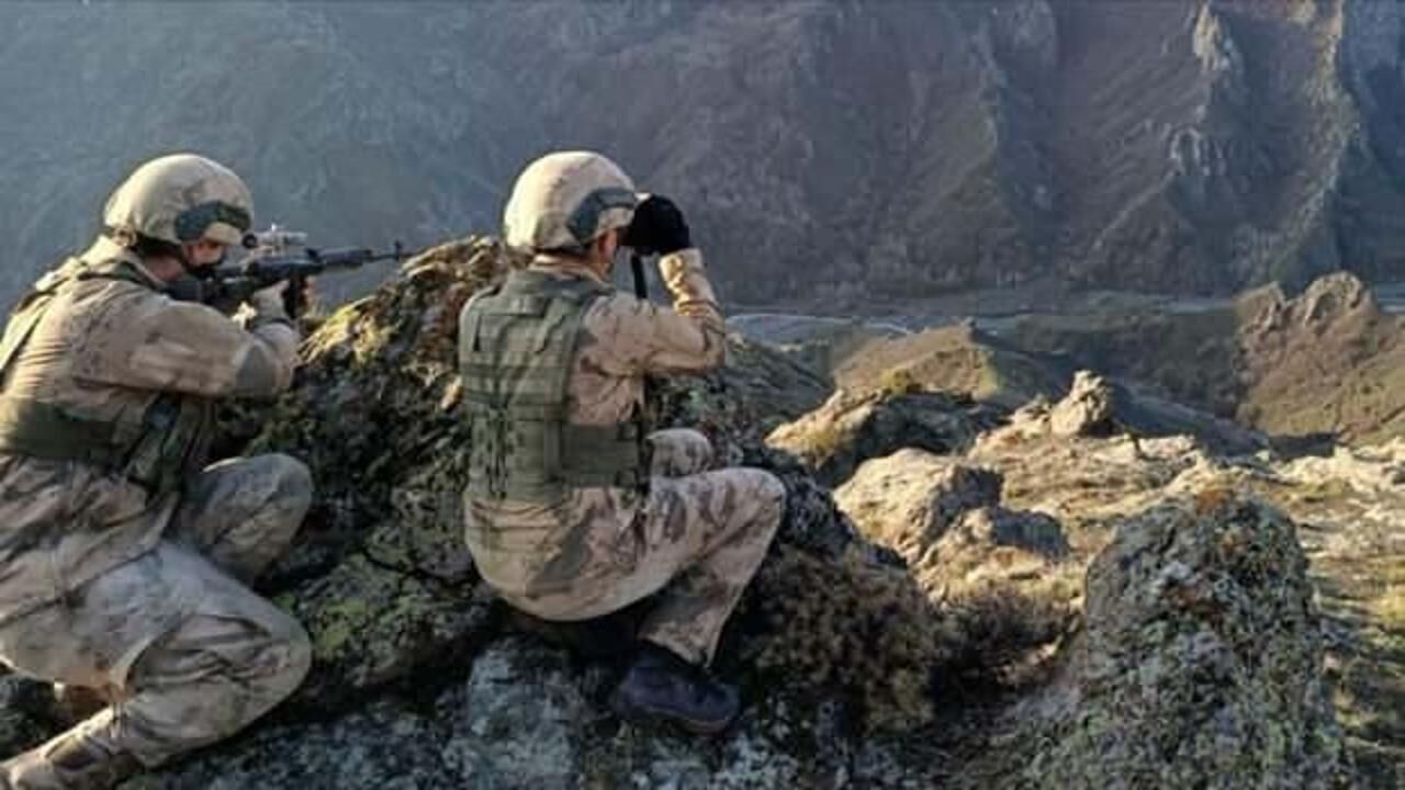Ağrı Dağı'nda terör örgütüne ait 2 mağarada yaşam malzemesi ele geçirildi