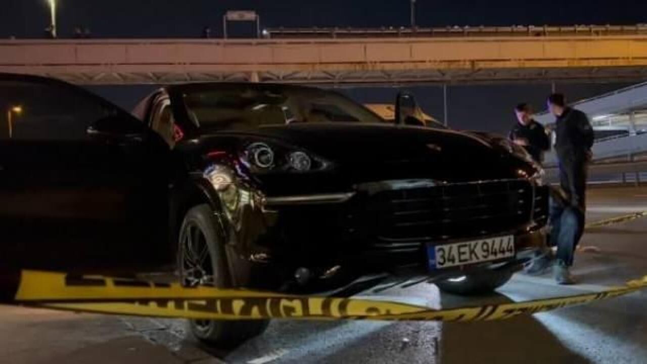 Bakırköy'de D-100'de lüks cipe silahlı saldırı