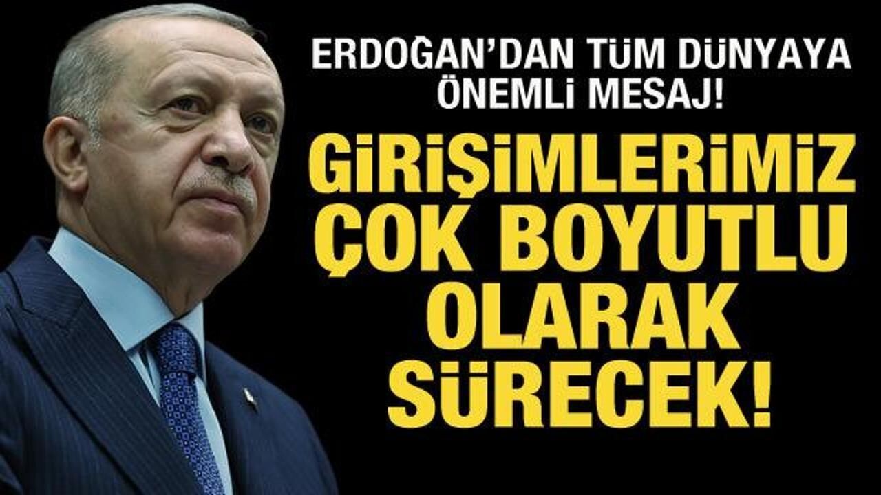Cumhurbaşkanı Erdoğan'dan Filistin açıklaması