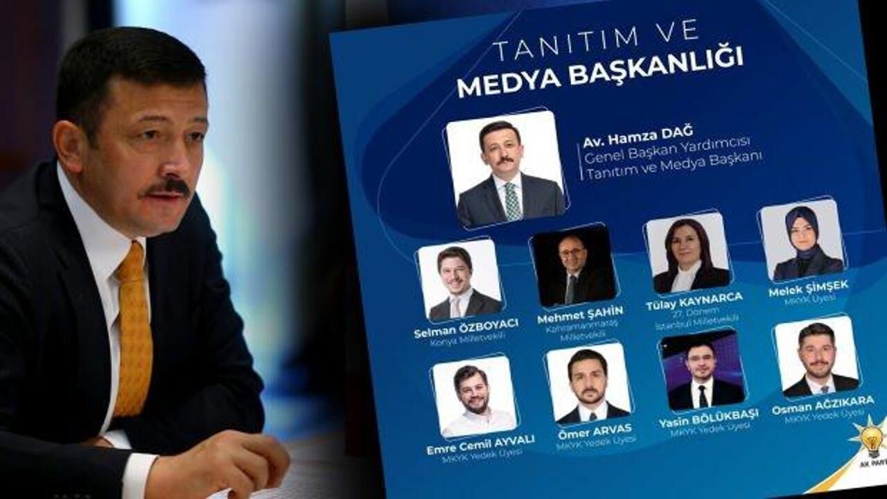 AK Parti Genel Başkan Yardımcısı Hamza Dağ'ın ekibi belli oldu!