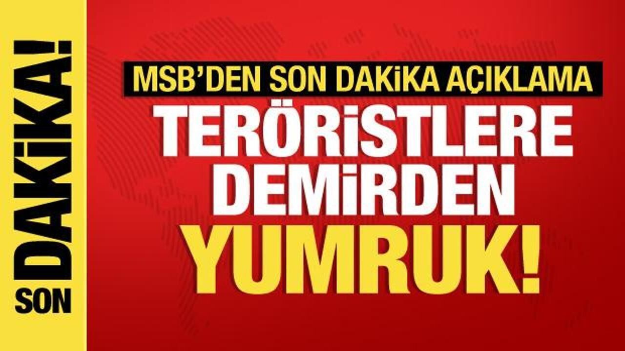 Irak'ın kuzeyinde 13 PKK'lı terörist etkisiz hale getirildi
