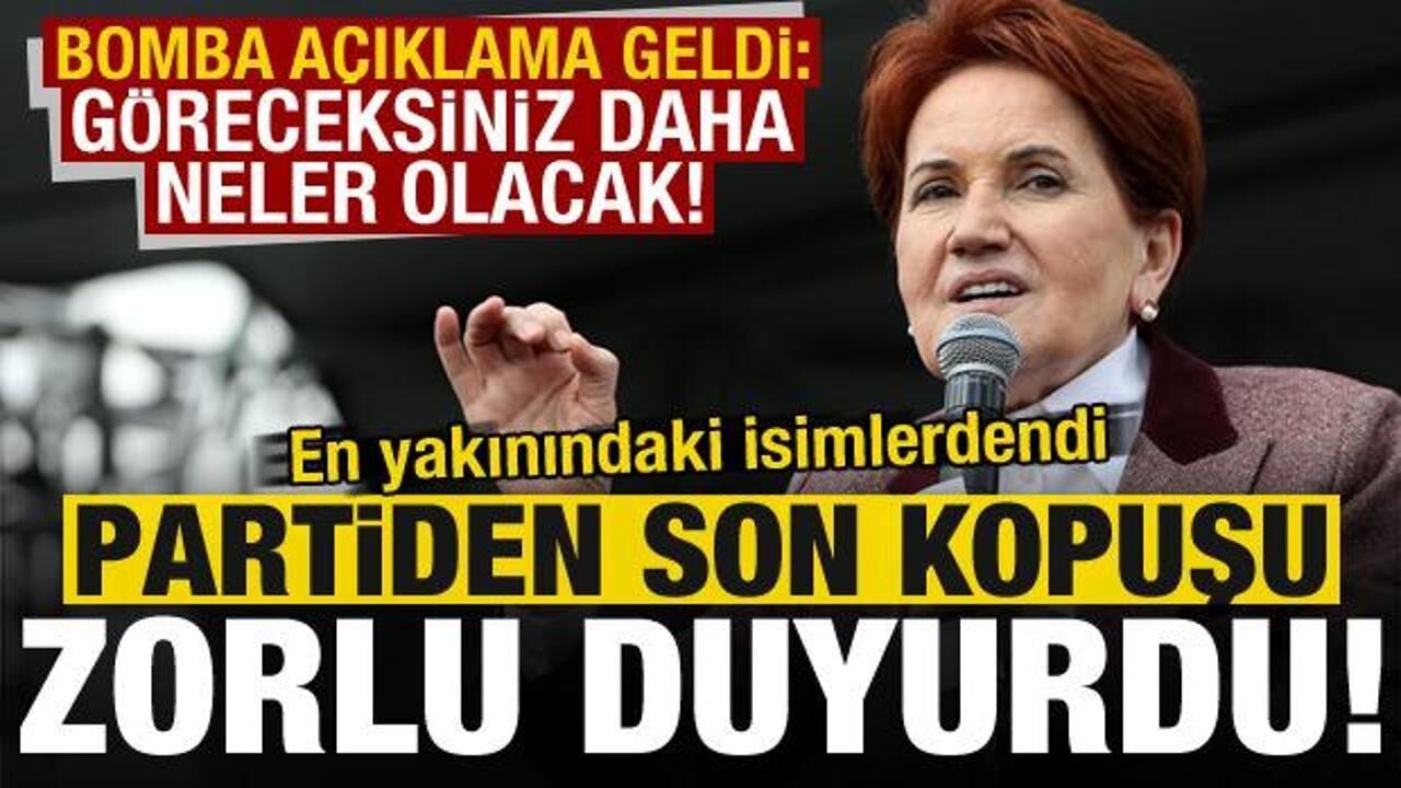 İYİ Parti'deki peş peşe ayrılıklar sonrası bomba açıklama: Göreceksiniz daha neler olacak!
