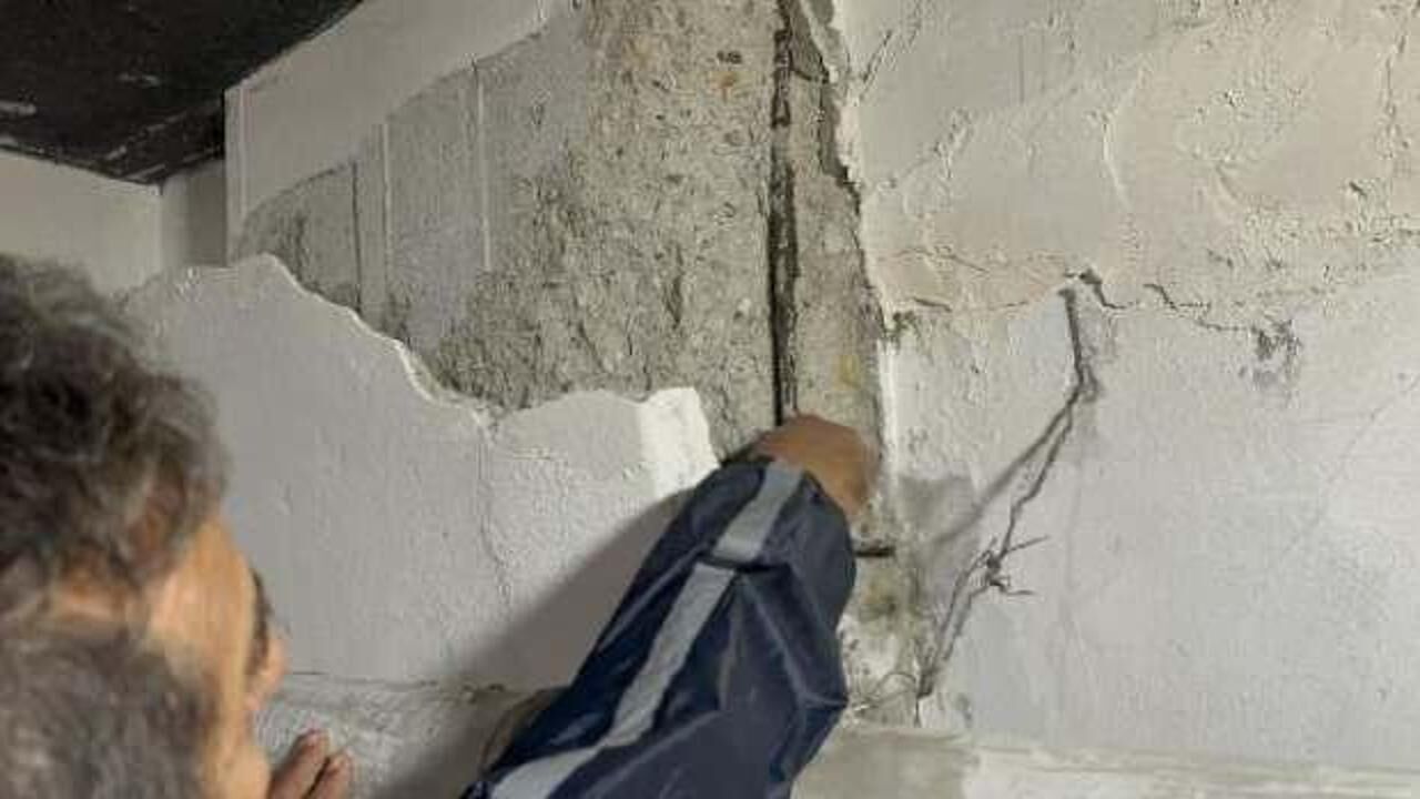 Kartal'da 3 bloklu sitede tedirgin eden görüntü