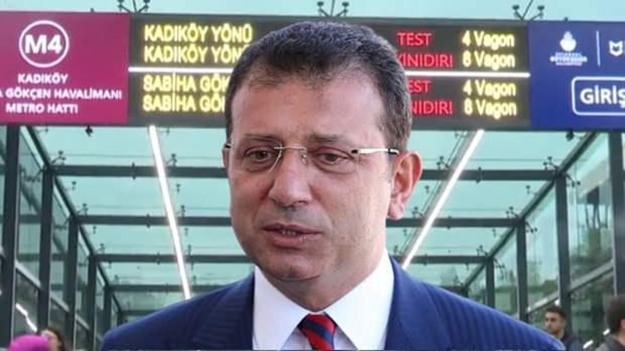 Metro açamayan İmamoğlu üstünü kapatmaya başladı