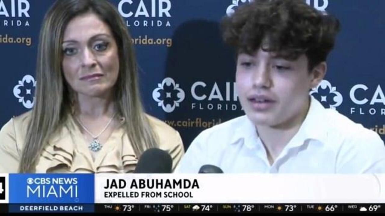 ABD'de bir lise öğrencisi, annesi Filistin'i destekliyor diye okuldan atıldı