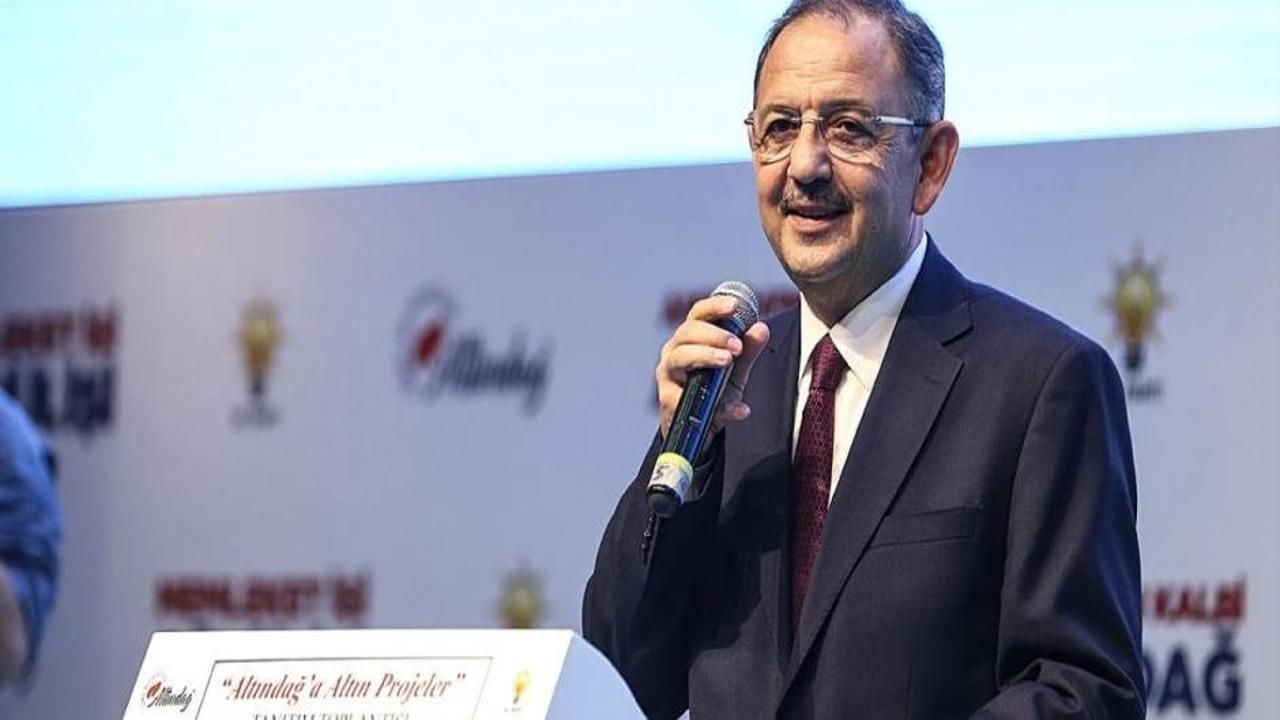 Bakan Özhaseki: 1 milyona yakın konut inşa edeceğiz