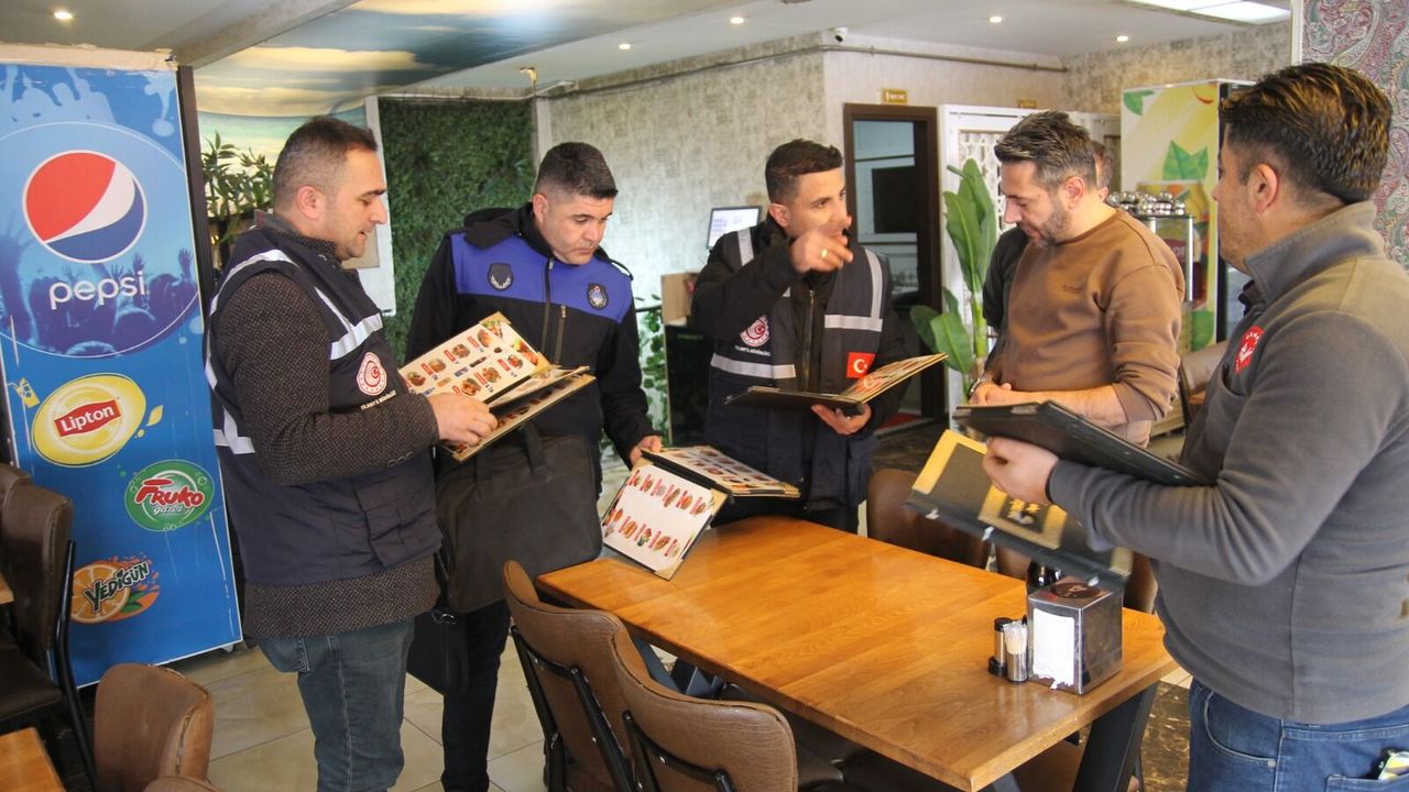 Van’da  “Fiyat listesi” denetimi