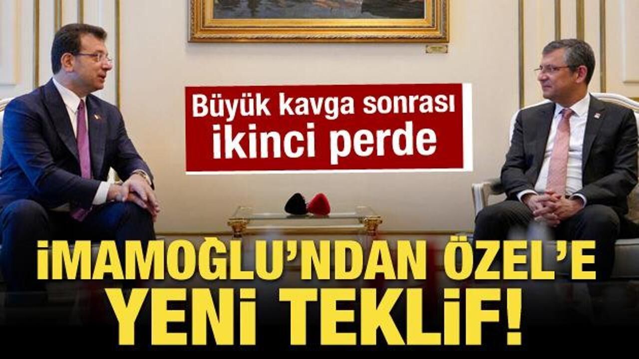 Ekrem İmamoğlu'ndan Özgür Özel'e yeni teklif!