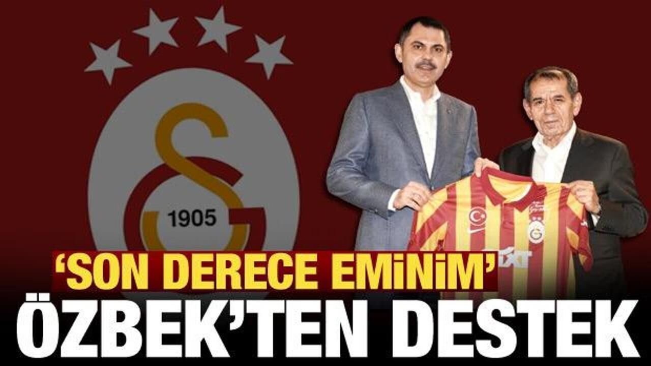 Galatasaray Başkanı Özbek: Murat Kurum İstanbul için şans