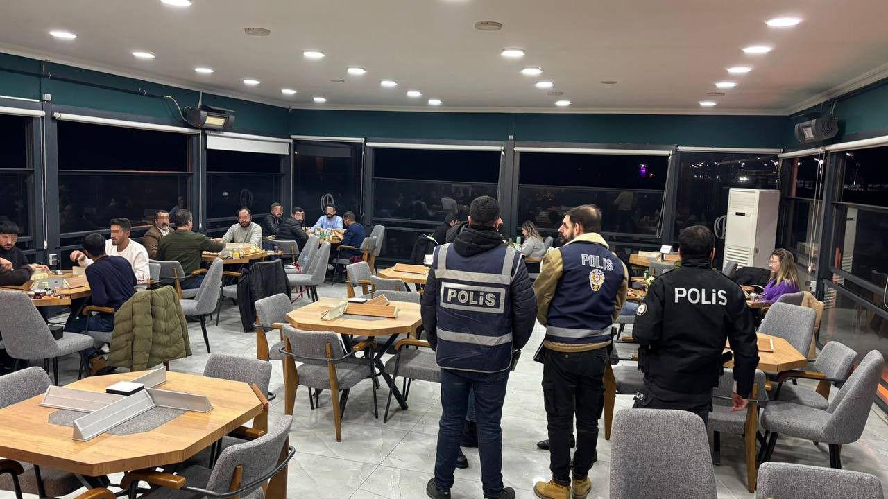 Van'da  jandarma ve polisten eş zamanlı denetim