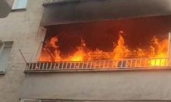 Şanlıurfa’da apartman dairesi alev alev yandı