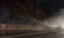 Van-Hakkari yolunda heyelan