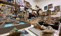 Odun, taş ve metal parçaları sanata dönüştürüyor