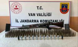 Van'da Belçika yapımı uzun namlulu silah ele geçirildi