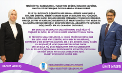 TUŞBA BELEDİYESİ EŞBAŞKANLARI HANIM AKKOŞ VE ÜMİT KESERDEN YENİ YIL MESAJI!