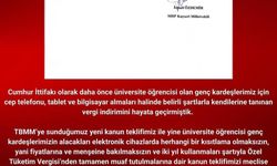 MHP'li Özdemir'den üniversiteliler için kanun teklifi