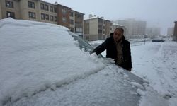 Yüksekova’da yoğun kar yağışı etkili oldu