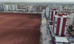 Apartmanlar arasında tarım yapıyor