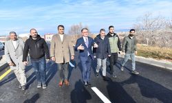 Van Çevre Yoluna bağlanan Elmalık Yolu trafiğe açıldı