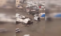 Gazze’de şiddetli yağış: Çadırlar su altında kaldı