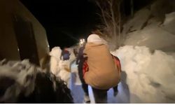 Van’da ekipler KOAH ve kalp hastası kadın için seferber oldu